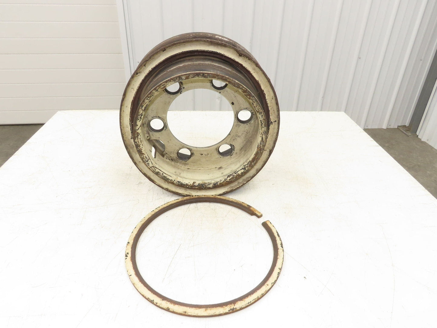 5.00S-12 Forklift Wheel Rim 6-Lug 14-5/8" OD