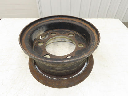 5.00S-12 Forklift Wheel Rim 6-Lug 14-5/8" OD
