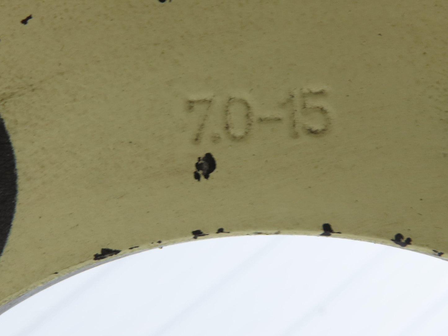 7.0x15 Forklift Wheel 18" Rim 6-Lug 7.00x15