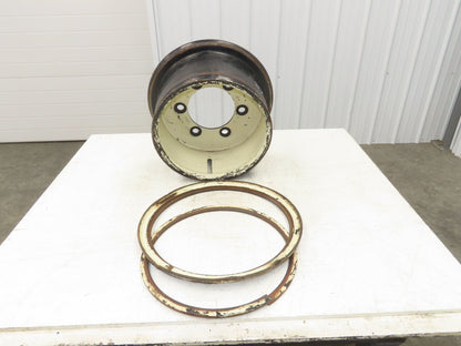 7.0x15 Forklift Wheel 18" Rim 6-Lug 7.00x15
