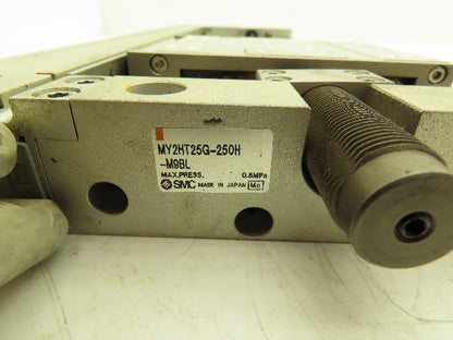 SMC MY2HT25G-250 Pneumatic Rodless Air Cylinder Guide 25mm Bore 250mm Stroke