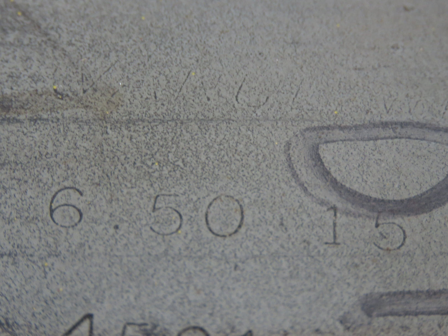 Advance Wheel 6.50x15 Forklift Wheel 18" Rim 8-Lug 1" Bolt Hole 17-3/4" OD