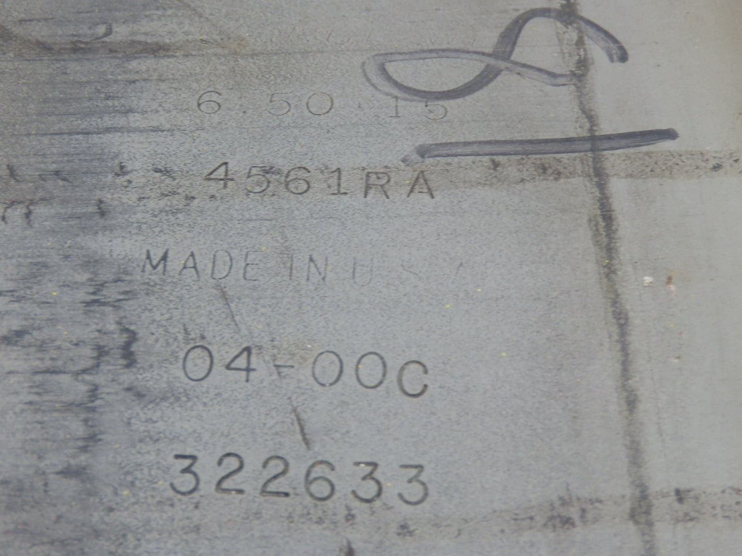 Advance Wheel 6.50x15 Forklift Wheel 18" Rim 8-Lug 1" Bolt Hole 17-3/4" OD