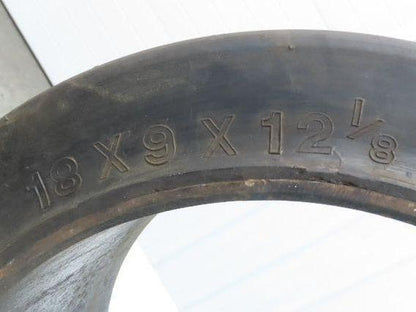 Solideal 18x9x12-1/8 Press-On Forklift Tire Solid Smooth Black