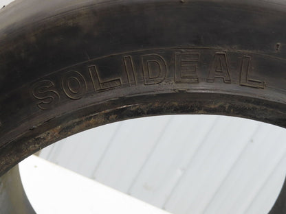 Solideal 18x9x12-1/8 Press-On Forklift Tire Solid Smooth Black