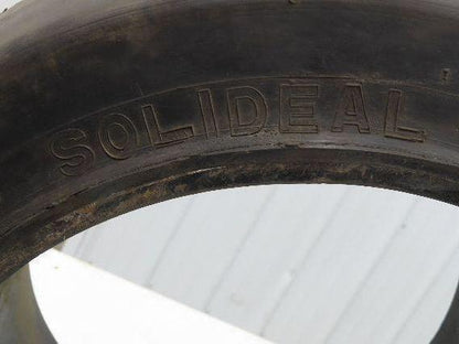 Solideal 18x9x12-1/8 Press-On Forklift Tire Solid Smooth Black