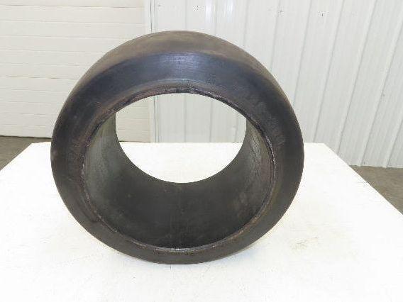 Solideal 18x9x12-1/8 Press-On Forklift Tire Solid Smooth Black