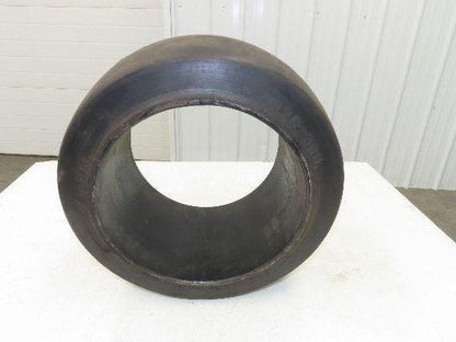 Solideal 18x9x12-1/8 Press-On Forklift Tire Solid Smooth Black