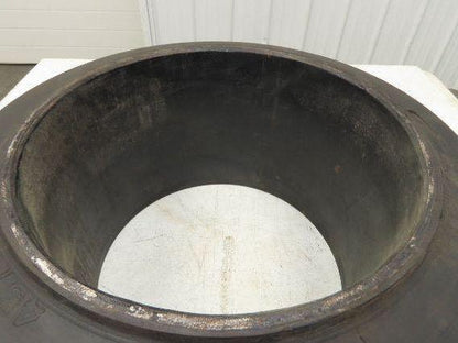 Solideal 18x9x12-1/8 Press-On Forklift Tire Solid Smooth Black