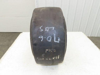 Clark 18x9x12-1/8 Press-On Forklift Tire Solid Smooth Black