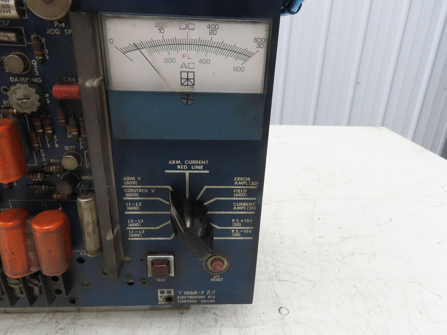 Electrostat 225 | 1060-7 DC Motor Drive Control 460v 3Ph In 50Hp 500v Arm Out