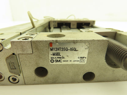 SMC MY2HT25G-150 Pneumatic Rodless Air Cylinder Guide 25mm Bore 150mm Stroke