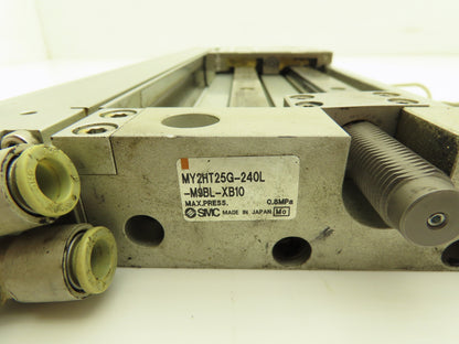 SMC MY2HT25G-240 Pneumatic Rodless Air Cylinder Guide 25mm Bore 240mm Stroke
