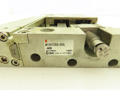 SMC MY2HT25G-100 Pneumatic Rodless Air Cylinder Guide 25mm Bore 100mm Stroke