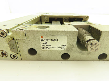 SMC MY2HT25G-100 Pneumatic Rodless Air Cylinder Guide 25mm Bore 100mm Stroke