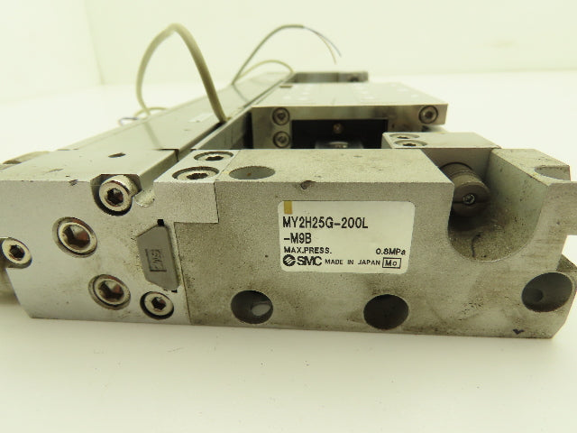 SMC MY2H25G-200 Pneumatic Rodless Air Cylinder Guide 25mm Bore 200mm Stroke