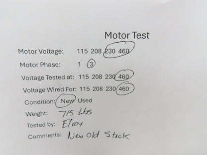 Link-Belt Inline Gearmotor 130:1 Reducer 13.5rpm 3Hp 460V 3PH Brake Motor 182TC