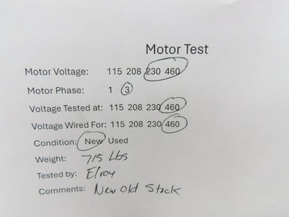 Link-Belt Inline Gearmotor 130:1 Reducer 13.5rpm 3Hp 460V 3PH Brake Motor 182TC