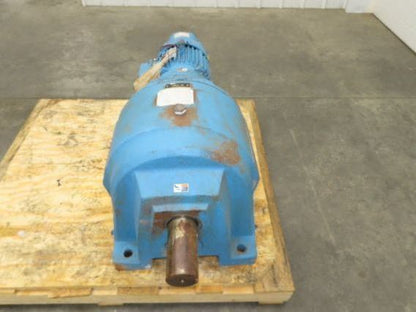 Link-Belt Inline Gearmotor 130:1 Reducer 13.5rpm 3Hp 460V 3PH Brake Motor 182TC