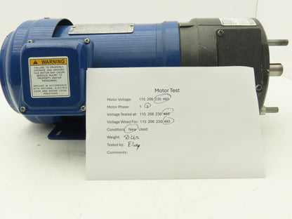 Westinghouse Stearns GP0014C Brake Motor 1Hp 1750RPM 230/460V 143T 105673107QF