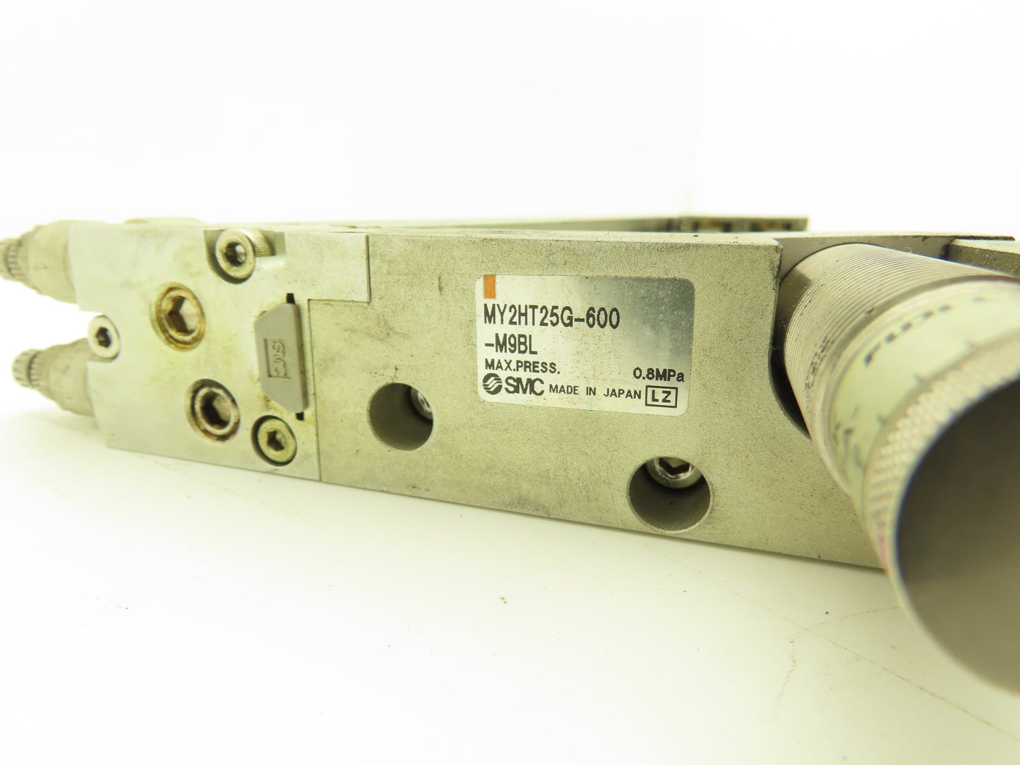 SMC MY2HT25G-600 Pneumatic Rodless Air Cylinder Guide 25mm Bore 600mm Stroke