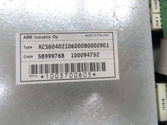 ABB ACS60402106 ACS 600 Variable AC Drive Inverter VFD 200Hp 525-600V 3PH
