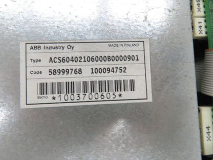ABB ACS60402106 ACS 600 Variable AC Drive Inverter VFD 200Hp 525-600V 3PH