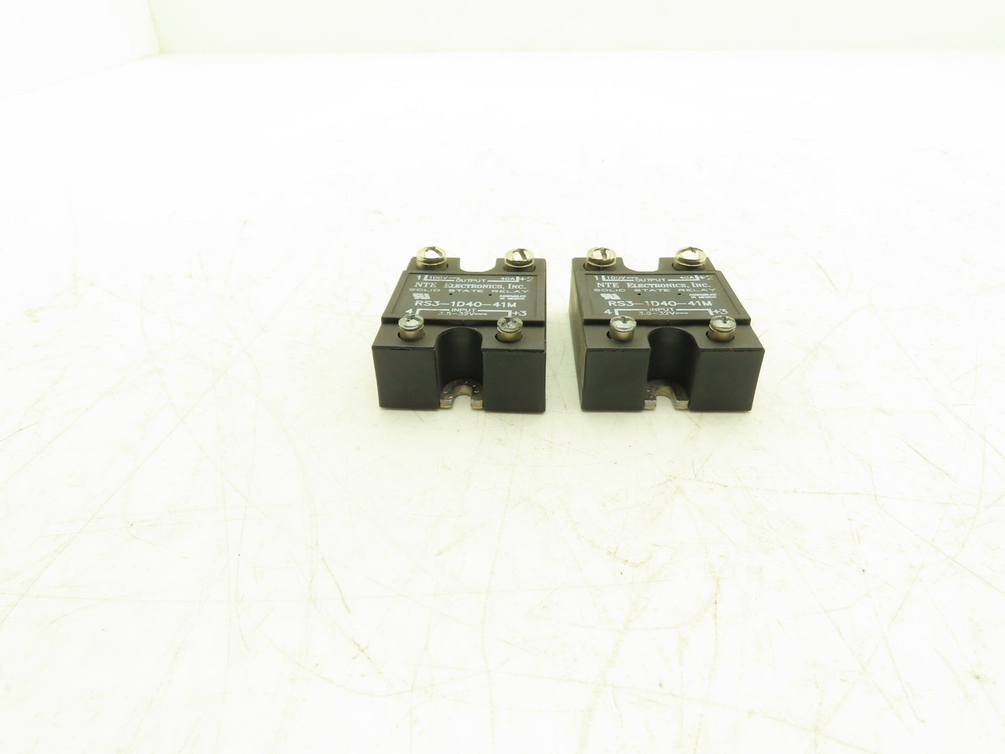 NTE Electronics RS3-1D40-41M Solid State Relay 40A 3.5-32VDC Coil Lot of 2