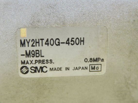 SMC MY2HT40G-450 Pneumatic Rodless Air Cylinder Guide 40mm Bore 450mm Stroke