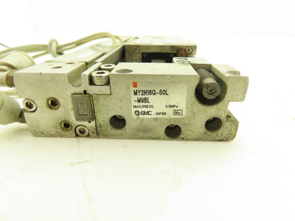 SMC MY2H16G-50 Pneumatic Rodless Air Cylinder Guide 16mm Bore 50mm Stroke