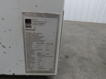 Rittal SK3216.480 Electrical Enclosure Air Water Heat Exchanger 7kw 480V