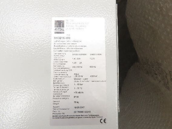 Rittal SK3216.480 Electrical Enclosure Air Water Heat Exchanger 7kw 480V