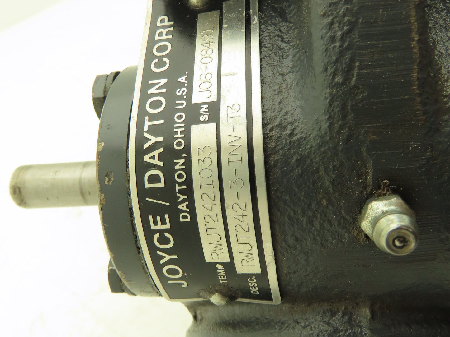 Joyce Dayton RWJT242-3-INV-T3 Worm Gear Actuator Screw Jack 3.5" Stroke 2-Ton