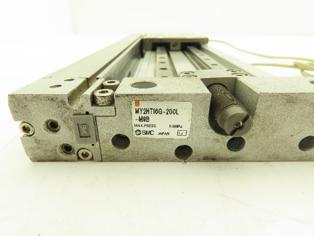 SMC MY2HT16G-200 Pneumatic Rodless Air Cylinder Guide 16mm Bore 200mm Stroke