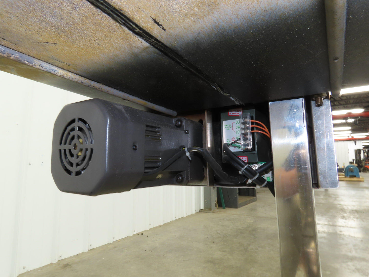 Superior F201.5 Inkjet Coding Conveyor 14"x54"L Variable Speed 115V Cleated Belt