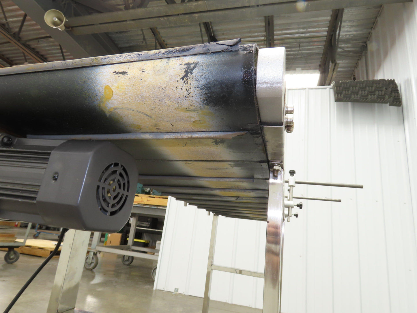 Superior F201.5 Inkjet Coding Conveyor 14"x54"L Variable Speed 115V Cleated Belt