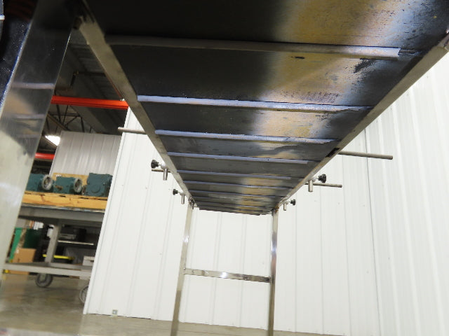 Superior F201.5 Inkjet Coding Conveyor 14"x54"L Variable Speed 115V Cleated Belt