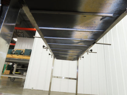 Superior F201.5 Inkjet Coding Conveyor 14"x54"L Variable Speed 115V Cleated Belt