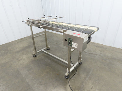 Superior F201.5 Inkjet Coding Conveyor 14"x54"L Variable Speed 115V Cleated Belt