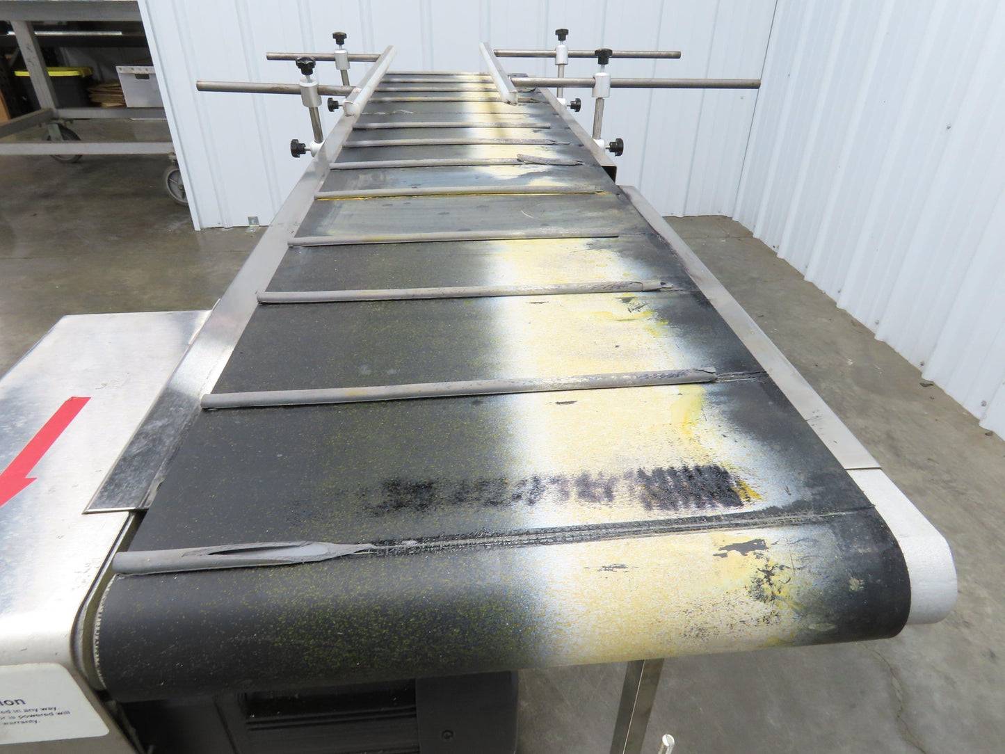 Superior F201.5 Inkjet Coding Conveyor 14"x54"L Variable Speed 115V Cleated Belt