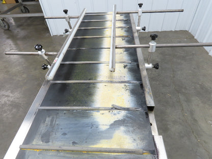 Superior F201.5 Inkjet Coding Conveyor 14"x54"L Variable Speed 115V Cleated Belt