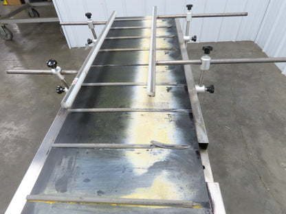 Superior F201.5 Inkjet Coding Conveyor 14"x54"L Variable Speed 115V Cleated Belt