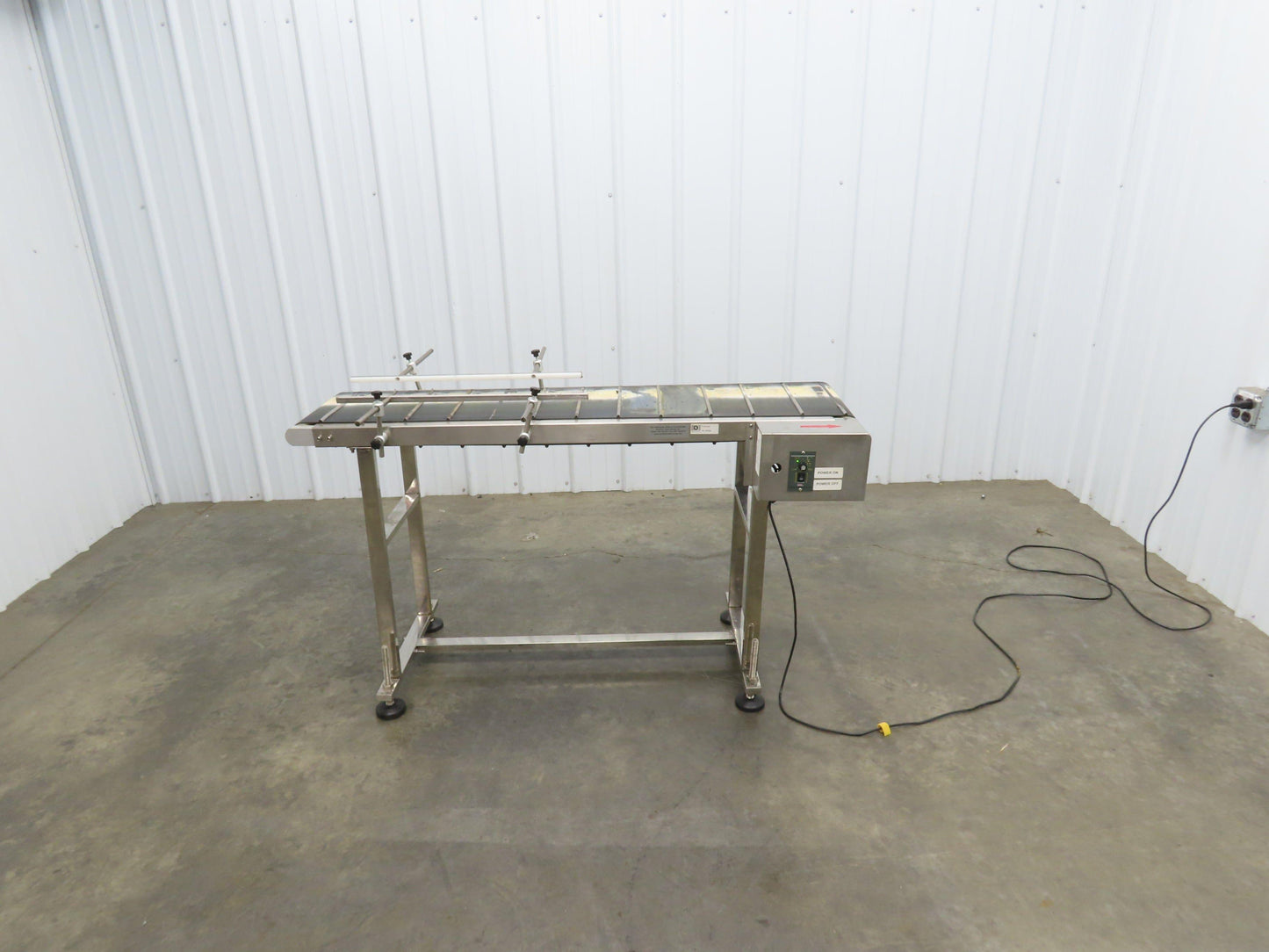 Superior F201.5 Inkjet Coding Conveyor 14"x54"L Variable Speed 115V Cleated Belt