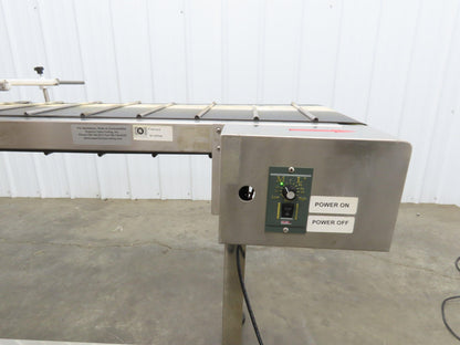 Superior F201.5 Inkjet Coding Conveyor 14"x54"L Variable Speed 115V Cleated Belt