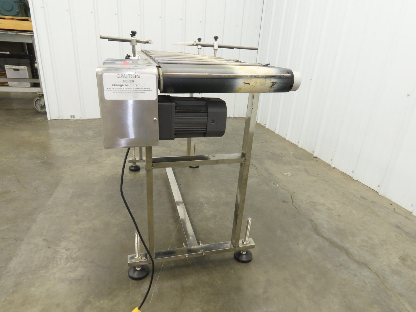 Superior F201.5 Inkjet Coding Conveyor 14"x54"L Variable Speed 115V Cleated Belt