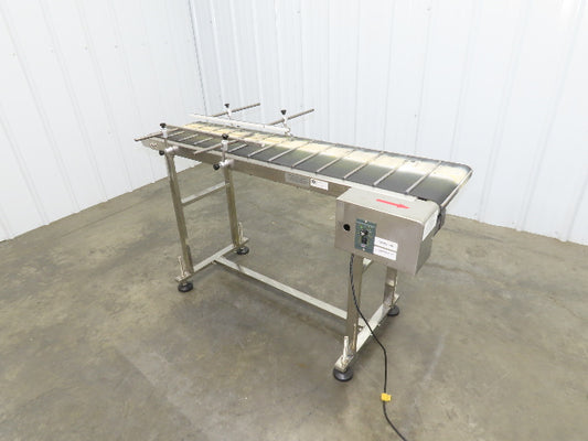 Superior F201.5 Inkjet Coding Conveyor 14"x54"L Variable Speed 115V Cleated Belt