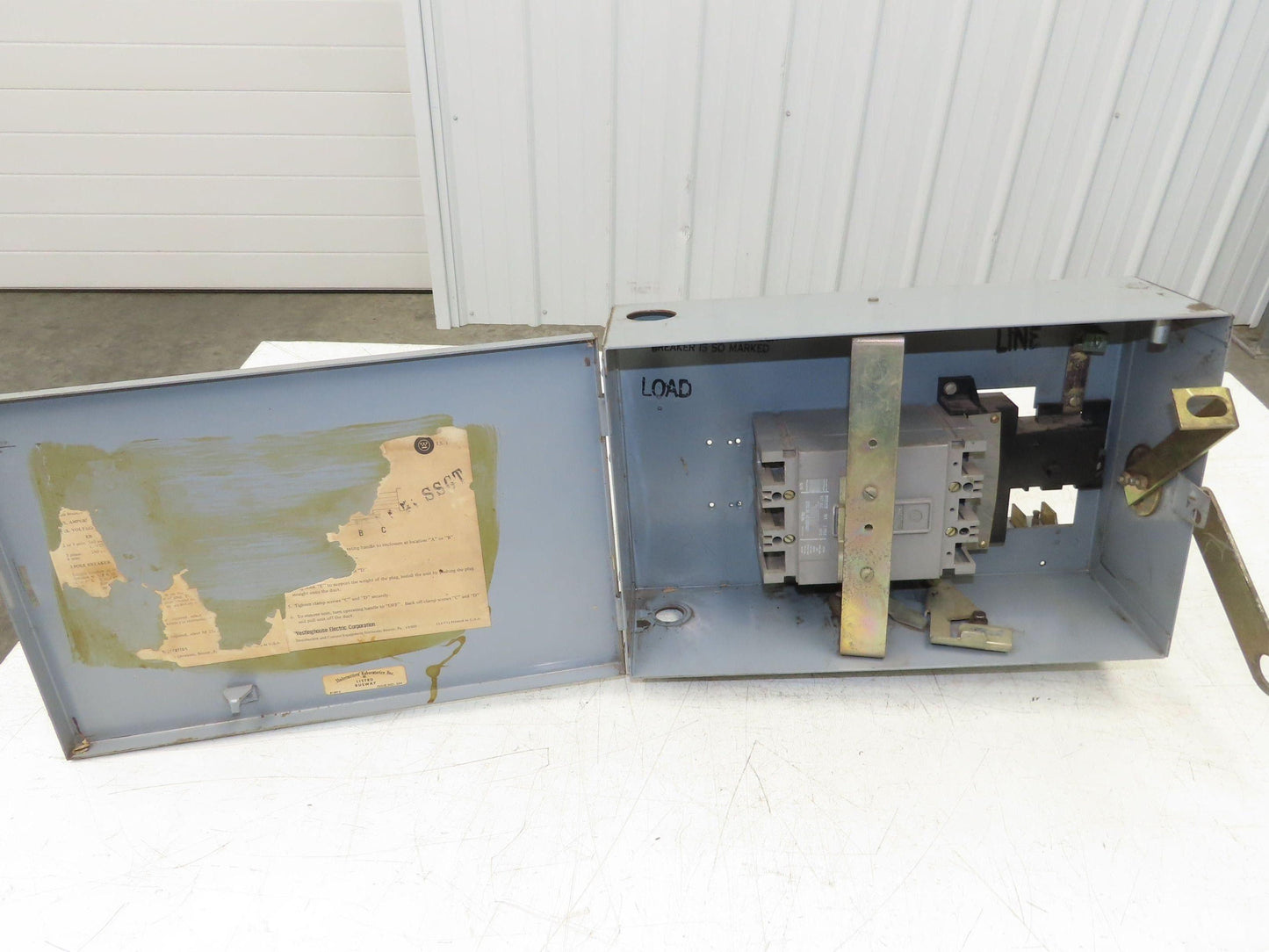 Westinghouse Busway Disconnect Switch Bus Plug 30A 600VAC 3PH 3W