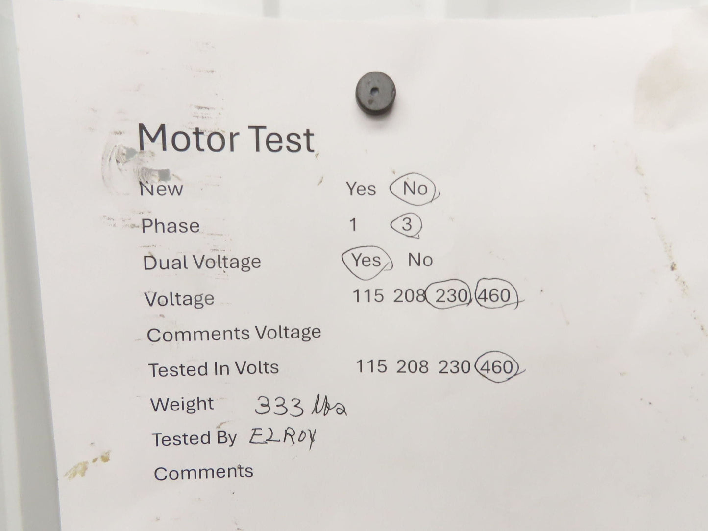 North American Mfg 2416-D-77.5D | GB-6727 Turbo Blower 1165cfm 16.2psi 7.5Hp 3Ph