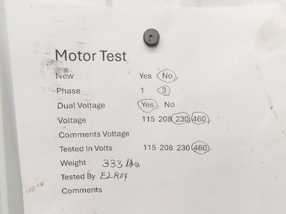 North American Mfg 2416-D-77.5D | GB-6727 Turbo Blower 1165cfm 16.2psi 7.5Hp 3Ph