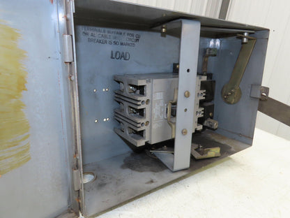 Westinghouse Busway Disconnect Switch Bus Plug 20A 600VAC 3PH 3W